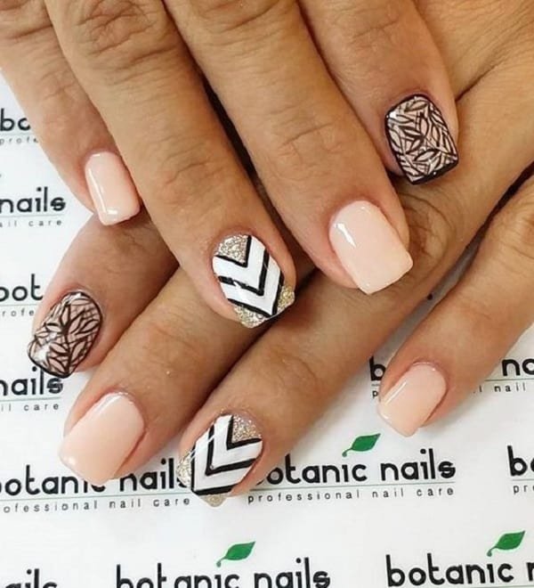 Geometric Nail Art Designs