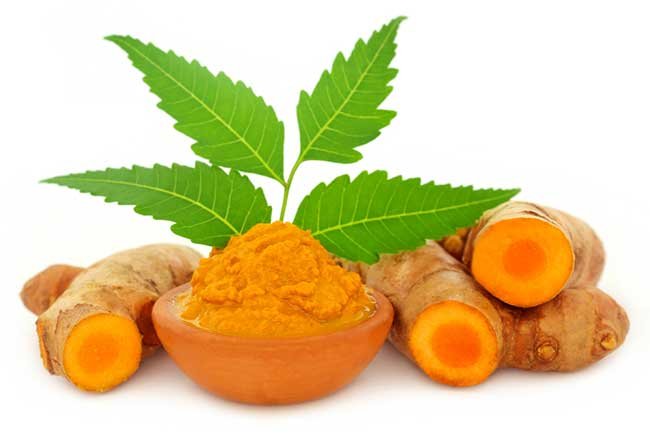 Neem and Turmeric Face Pack